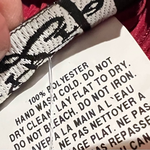 libra Red Bell Sleeve Textured Blouse Women’s Size XL - Picture 10 of 12